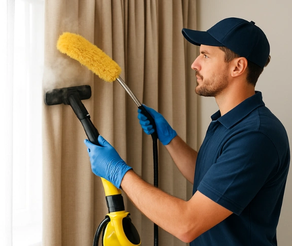 Emergency same-day curtain stain removal mango-hill Matty Curtain Cleaning