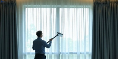Commercial curtain stain removal service mango-hill hotels offices restaurants