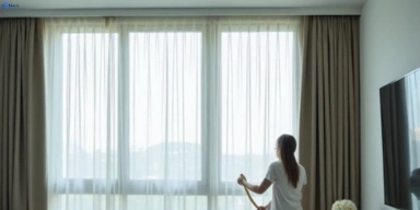 Delicate fabric curtain stain removal silk velvet sheer mango-hill treatment
