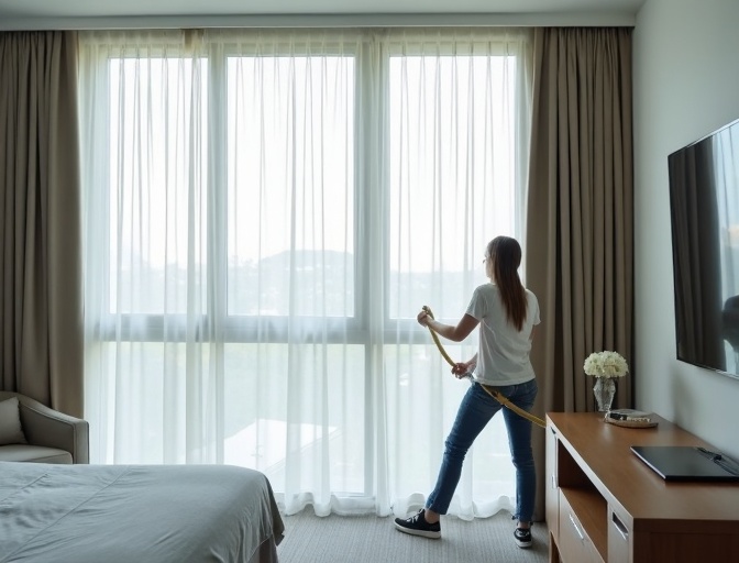 Mango Hill Sheer Curtain Cleaning